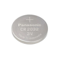 Panasonic CR2032 battery on a white background
