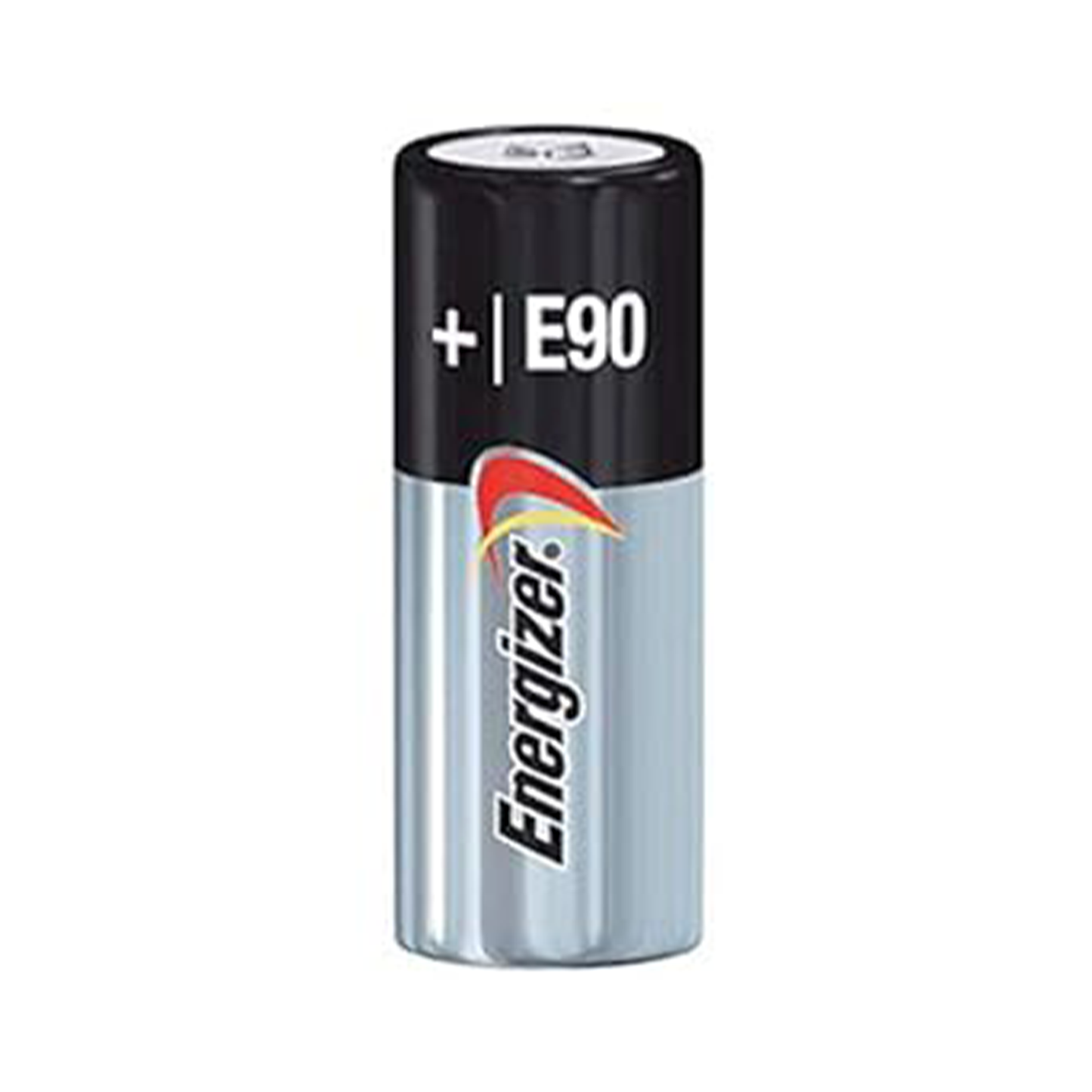 Energizer E90 battery on a white background